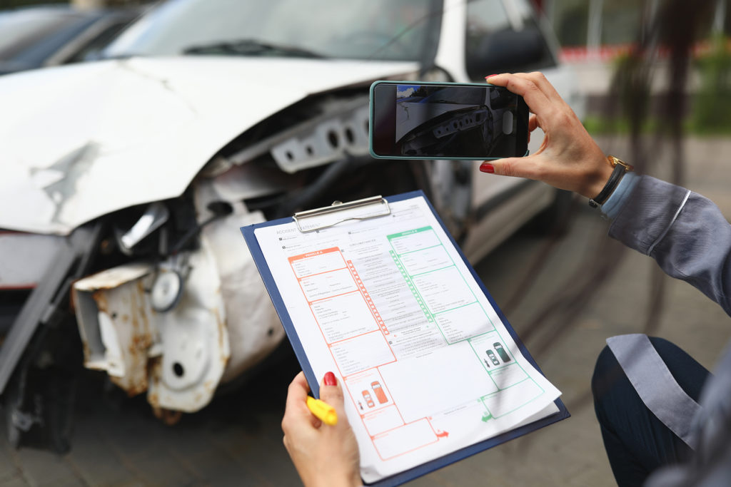 Véhicules A et B sur le constat d'accident